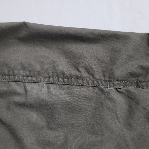 Talbots Utility Military Jacket Army Green Womens Petite Large Gorpcore Normcore - Picture 11 of 12